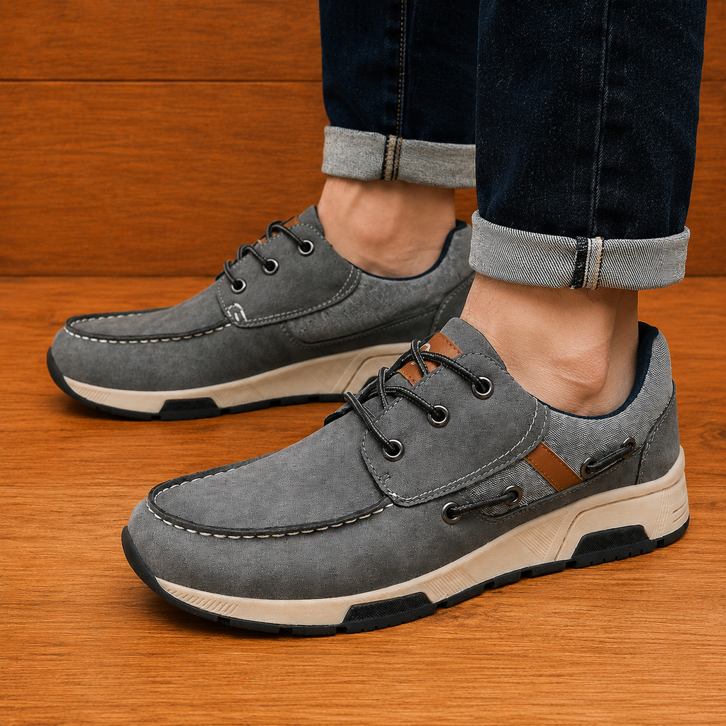 Boat-Inspired Walking Shoes