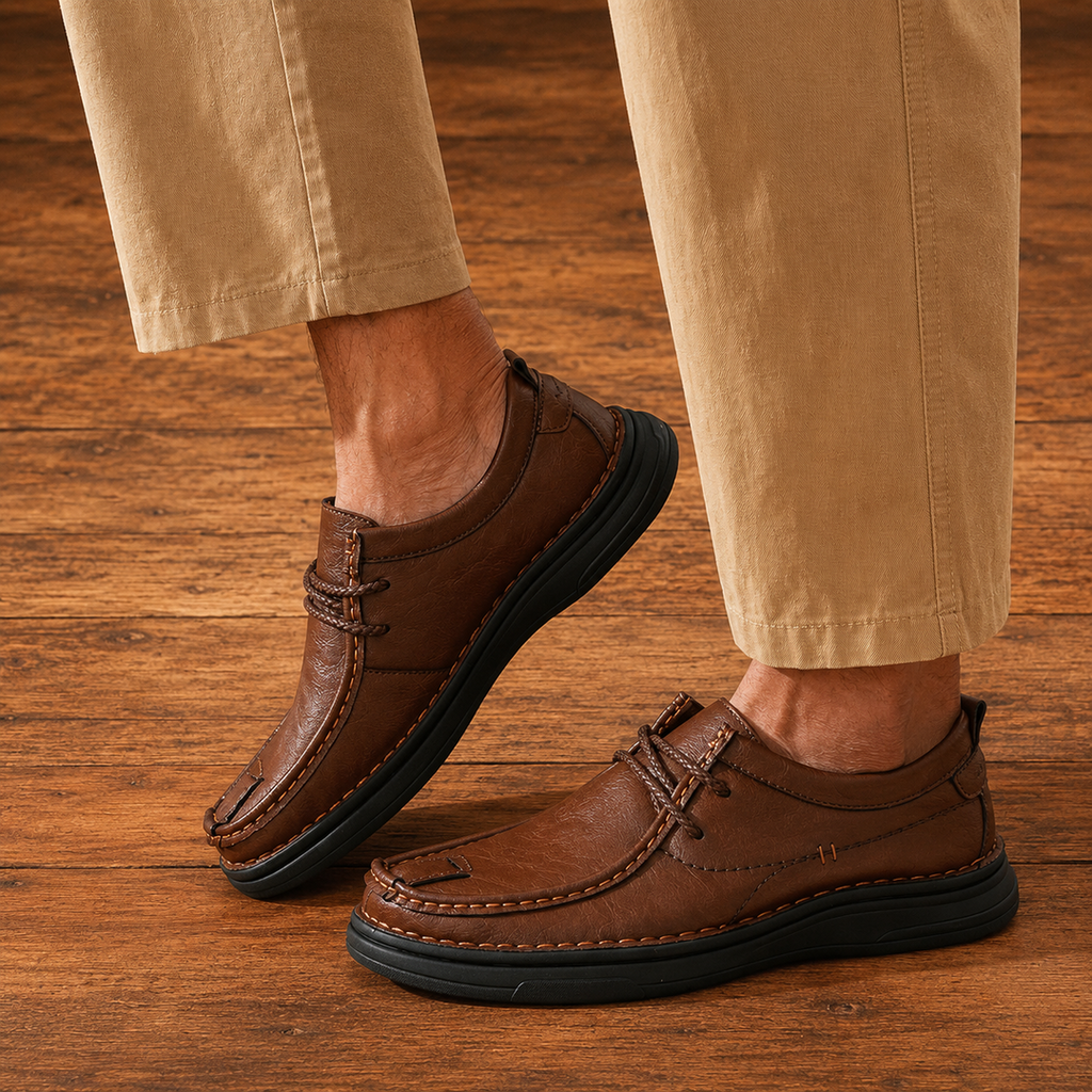Moc Toe Derby Shoes