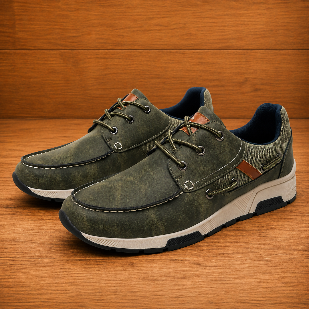 Boat-Inspired Walking Shoes