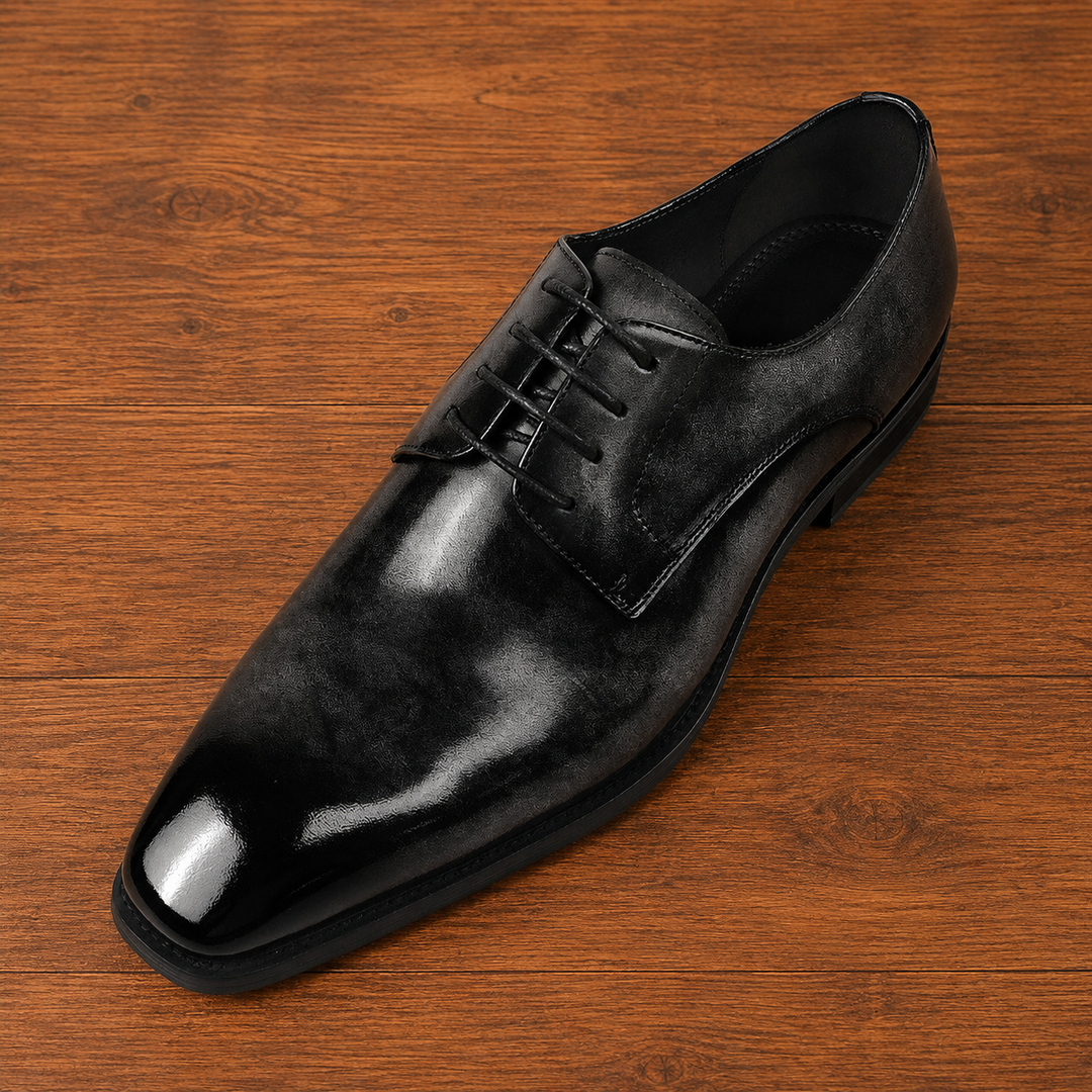 Hand-Patina Derby Shoes
