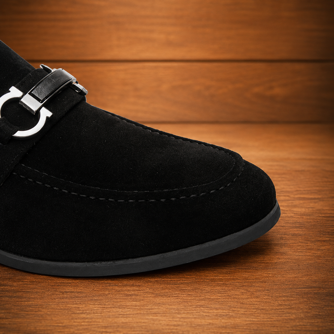 Premium Suede Horsebit Loafers
