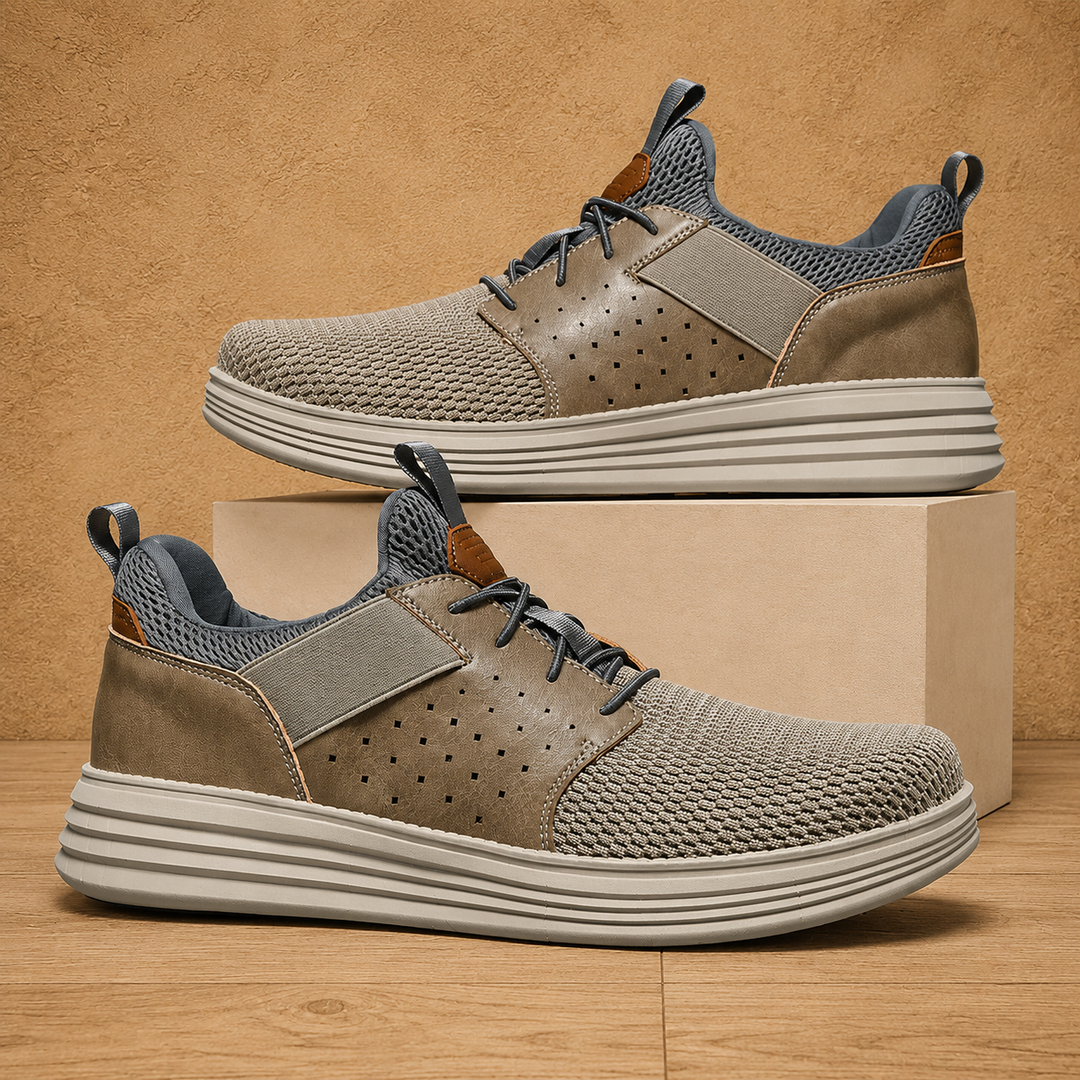 Leather Hybrid Casual Sneakers