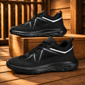 Leather Mesh Casual Sneakers