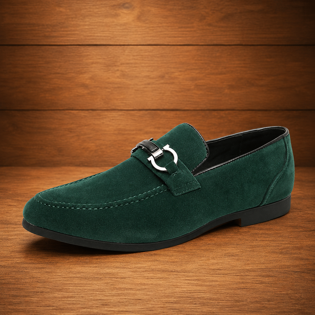 Premium Suede Horsebit Loafers