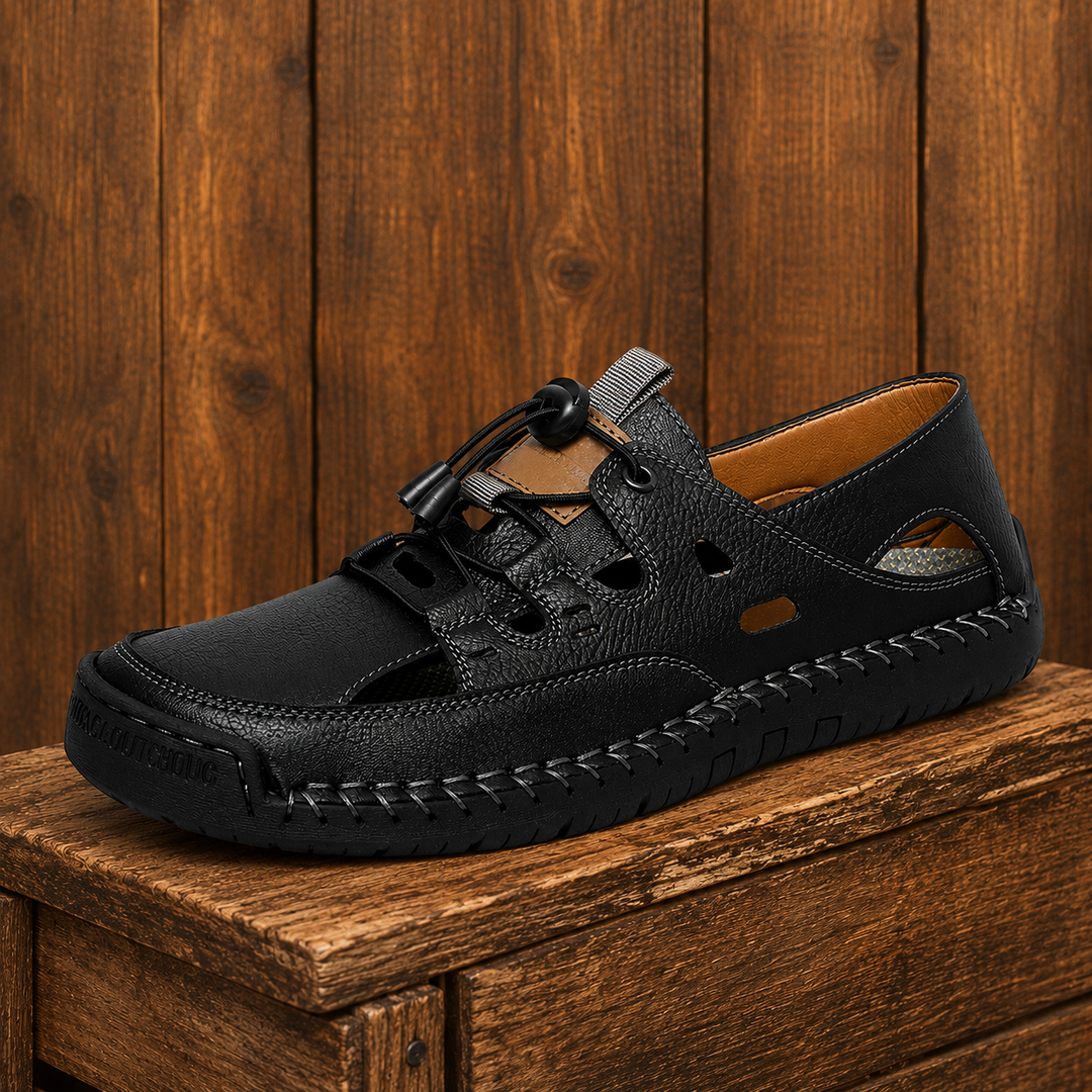 Vintage Leather Fisherman Sandals