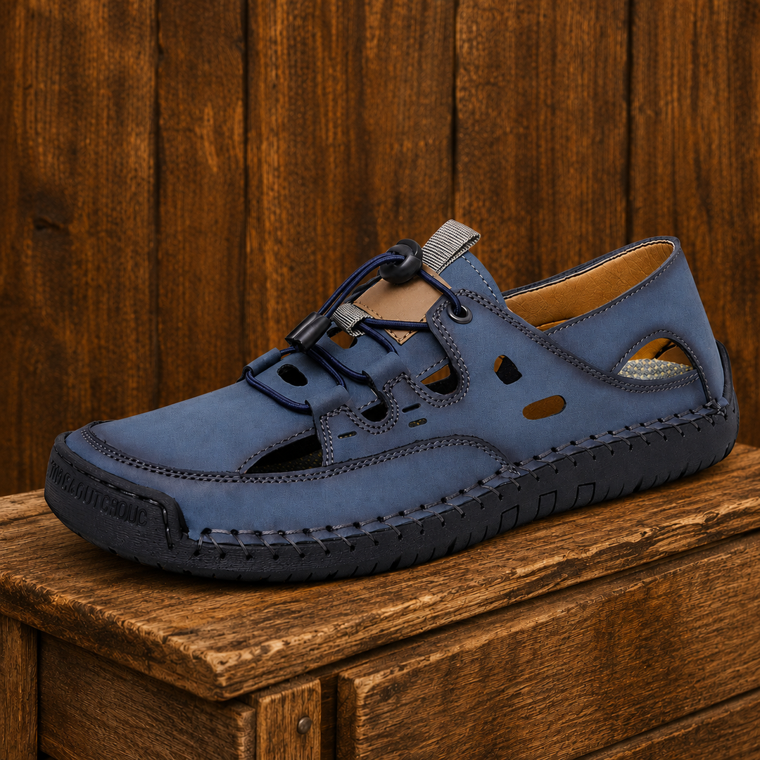 Vintage Leather Fisherman Sandals