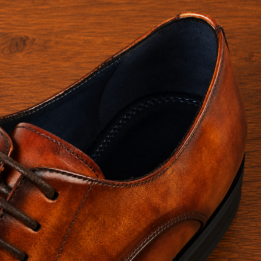Hand-Patina Derby Shoes