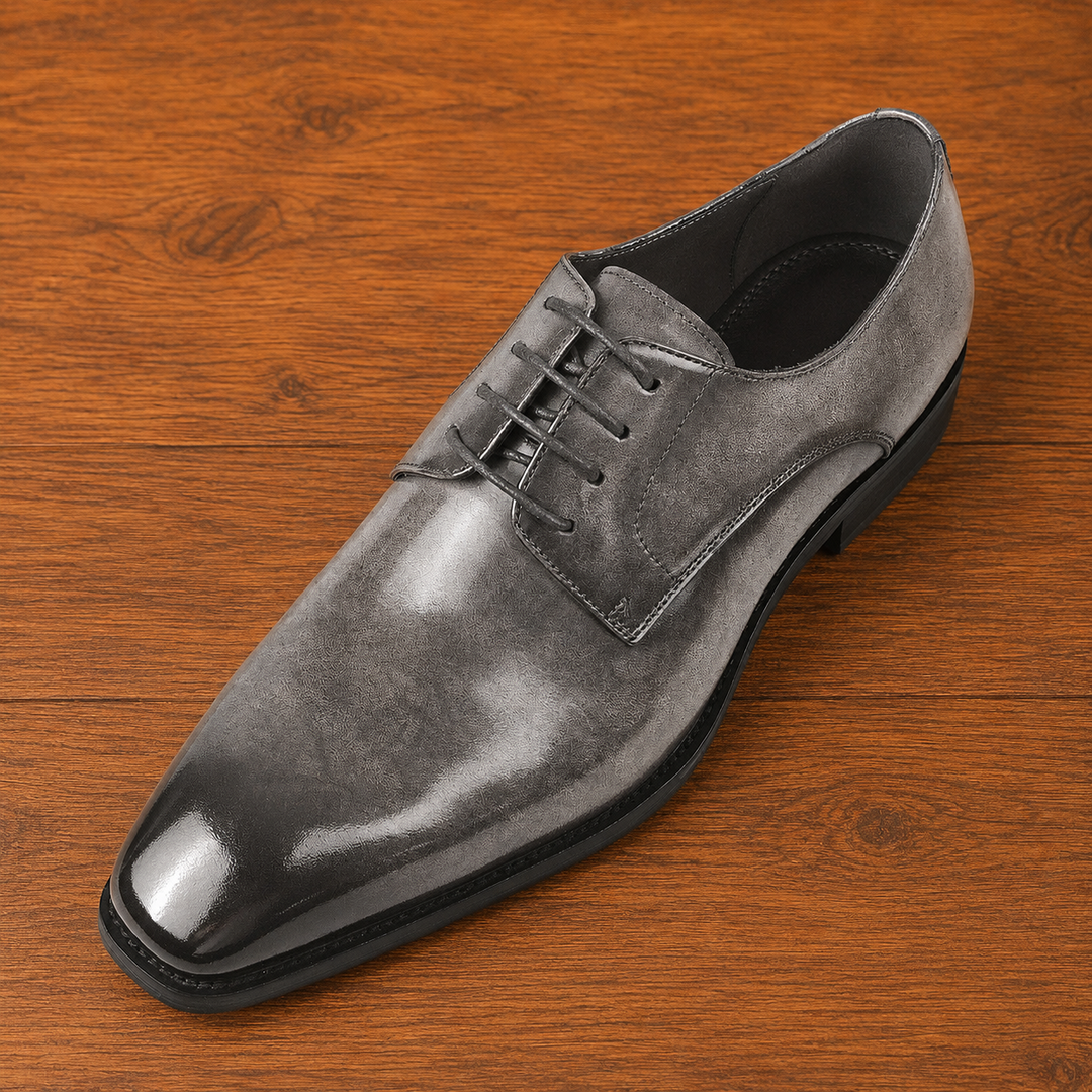 Hand-Patina Derby Shoes