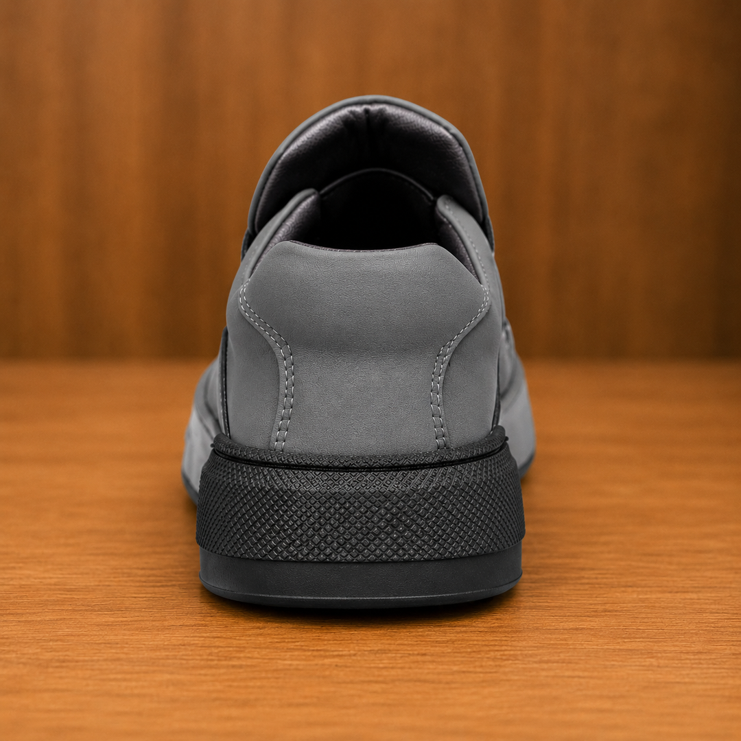Perforated Low-Top Casual Sneakers