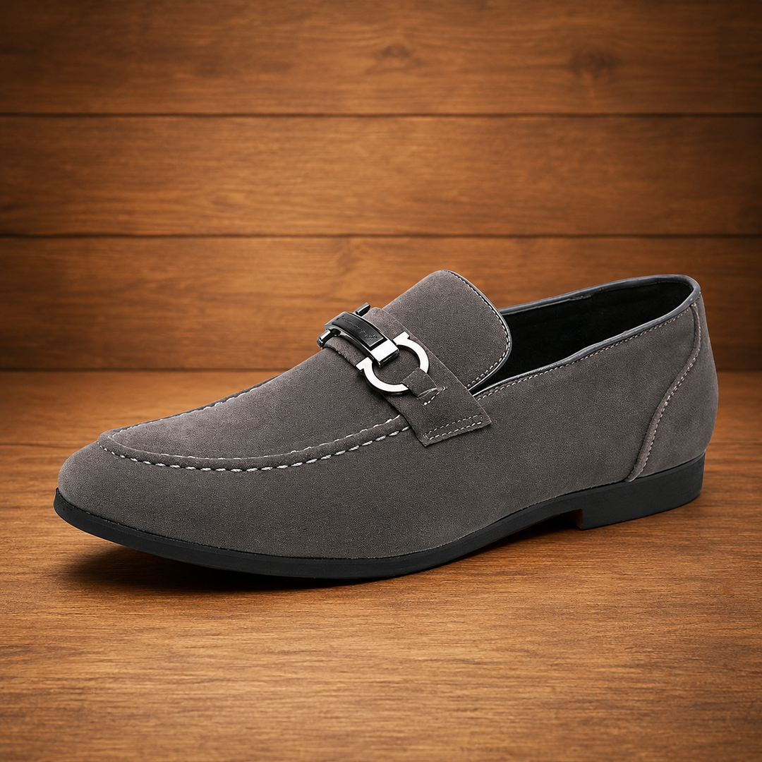 Premium Suede Horsebit Loafers