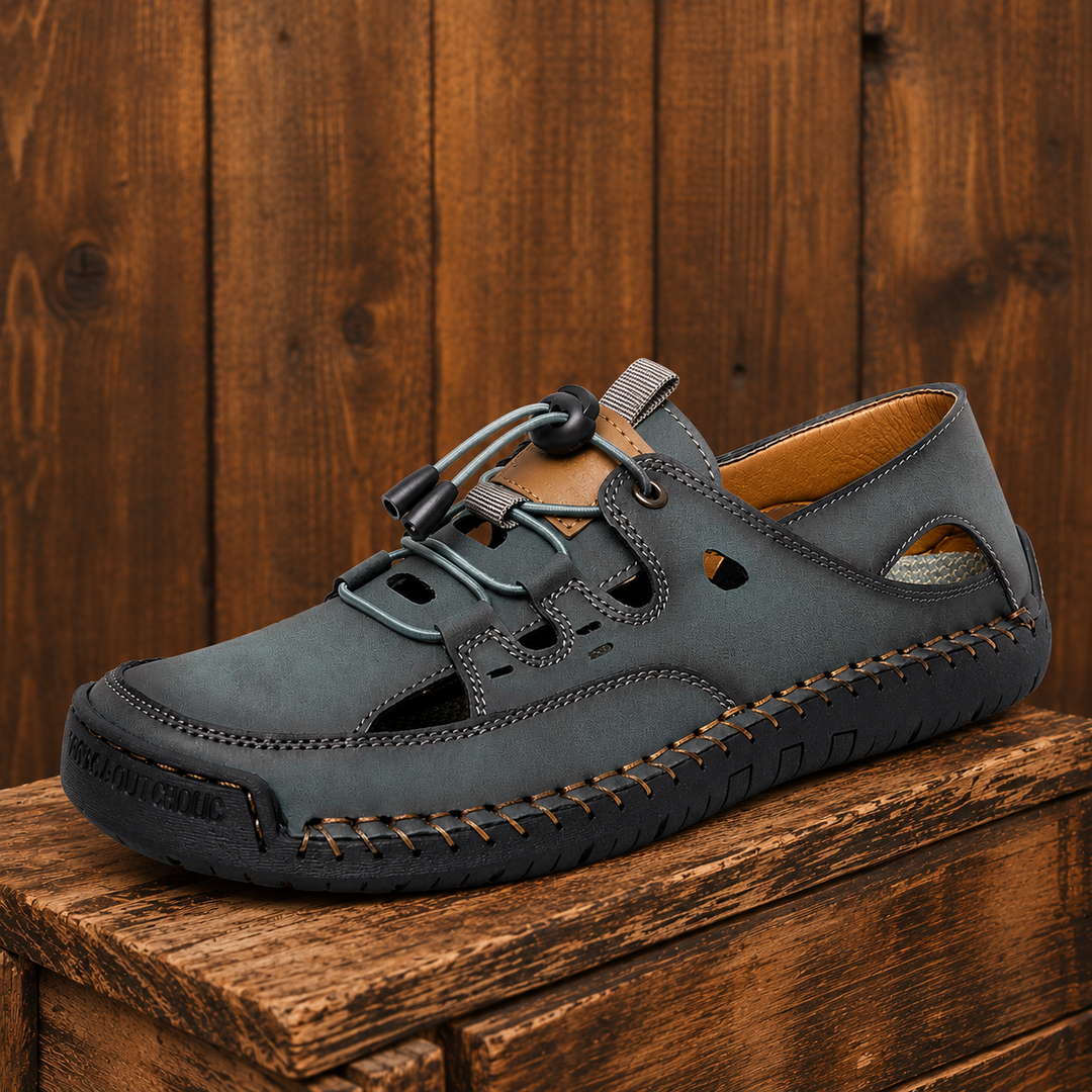 Vintage Leather Fisherman Sandals